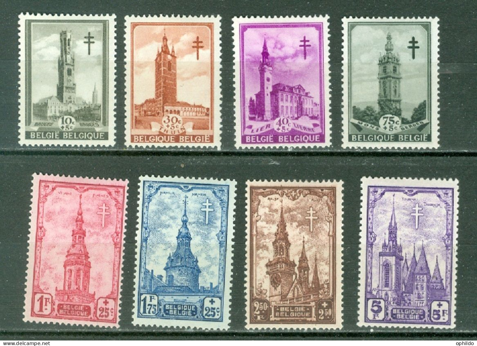 Belgique   519/526  *  TB  - Nuevos