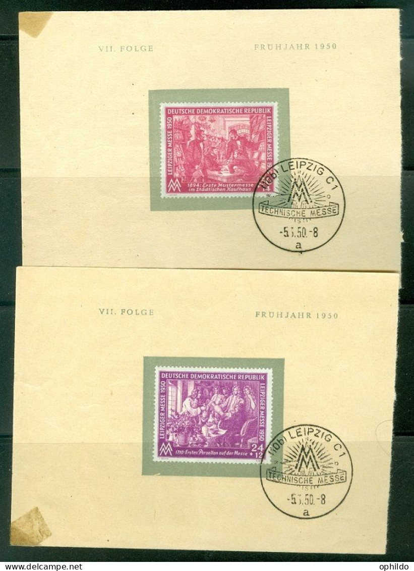 DDR  Yvert  1 Et 2   Ou Michel  248/249  Ob   TB   - Used Stamps