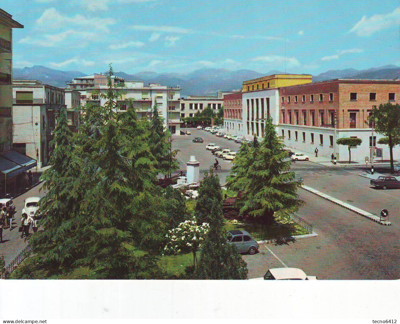 Cassino(frosinone) - Piazza De Gasperi E Palazzo Comunale - Non Viaggiata - Frosinone