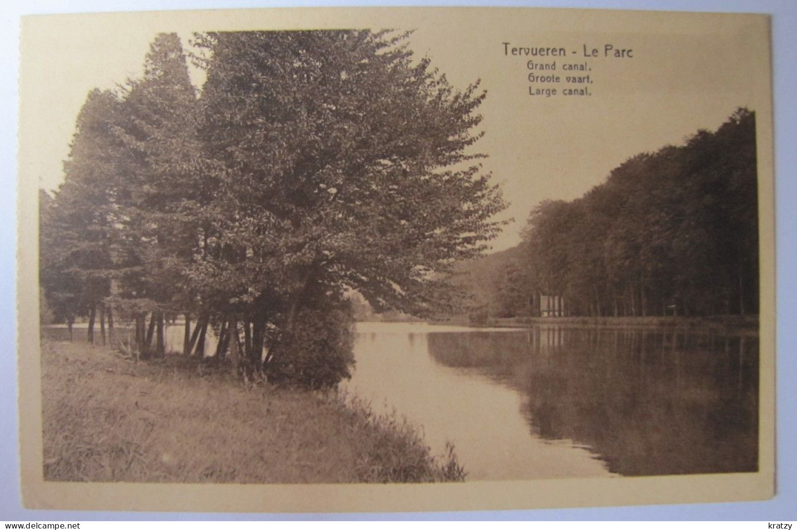 BELGIQUE - BRABANT FLAMAND - TERVUREN - Le Parc - Grand Canal - Tervuren