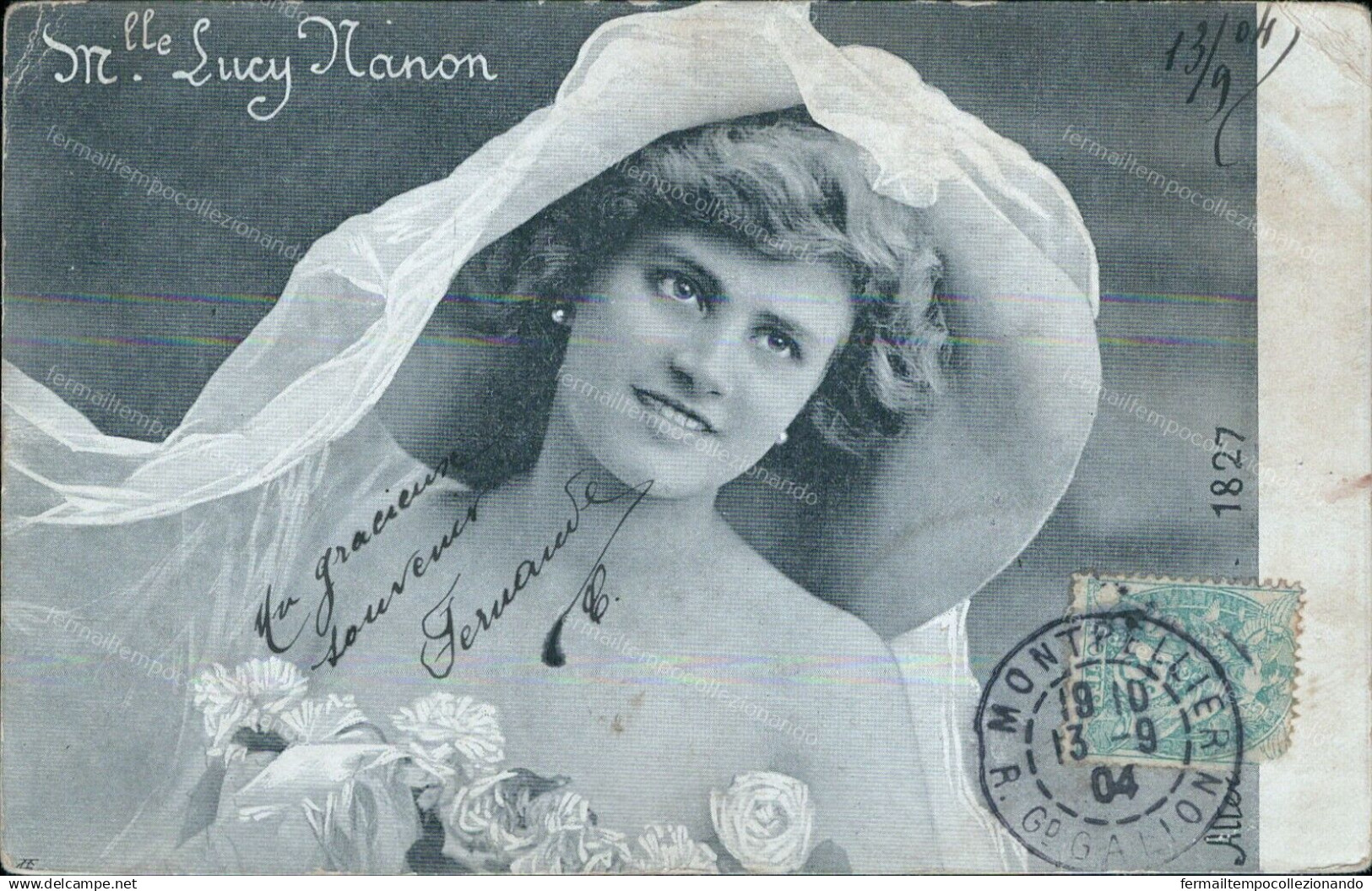 Az757  Cartolina Personaggi Famosi  Lucy Nanon Attrice Actress Teatro - Artisti