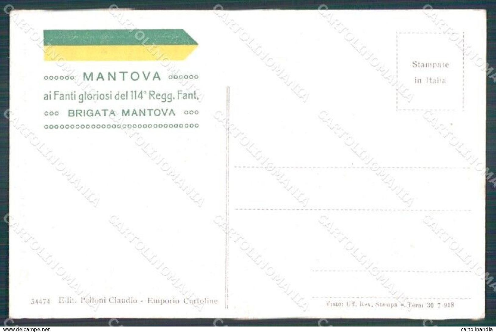 Mantova Città Cartolina VK0894 - Mantova