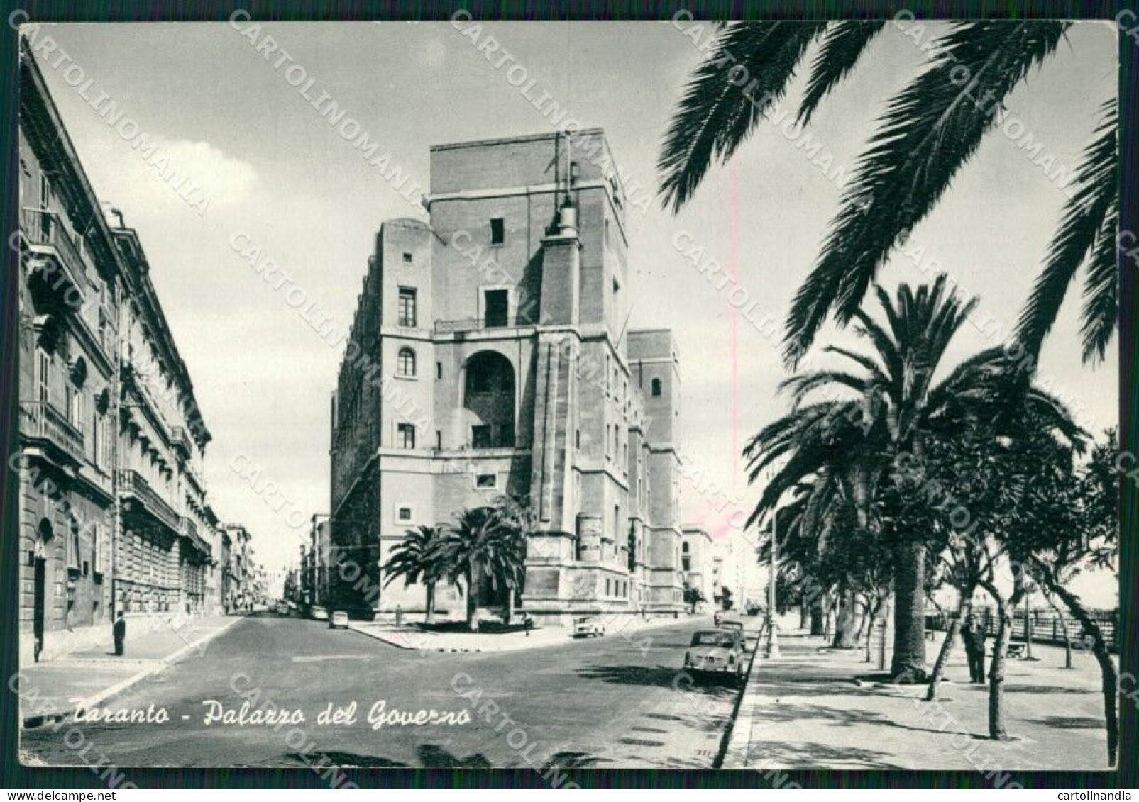 Taranto Città Palazzo Governo ABRASA Foto FG Cartolina ZK1117 - Taranto