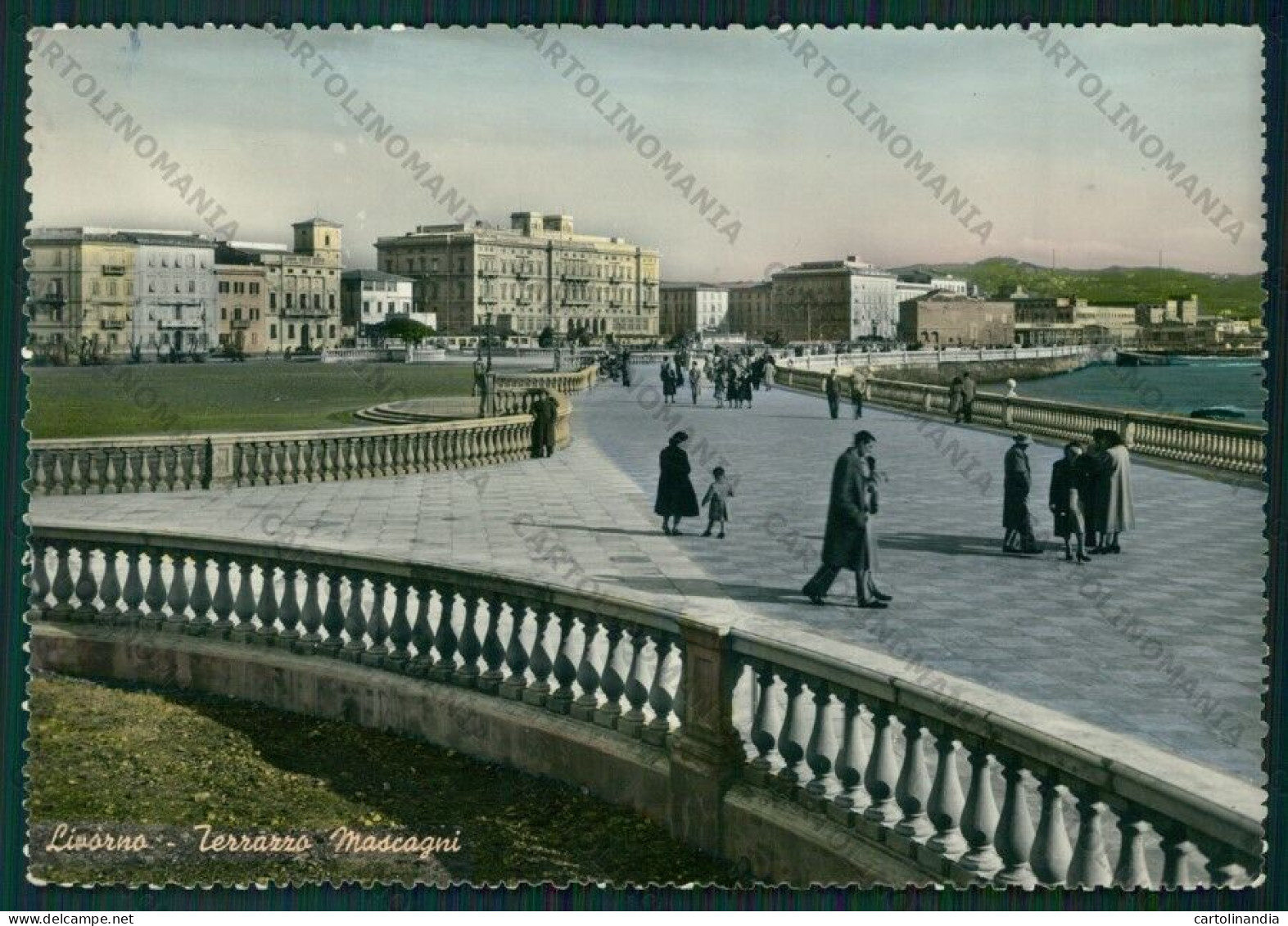 Livorno Città Terrazzo Mascagni Foto FG Cartolina ZK1805 - Livorno