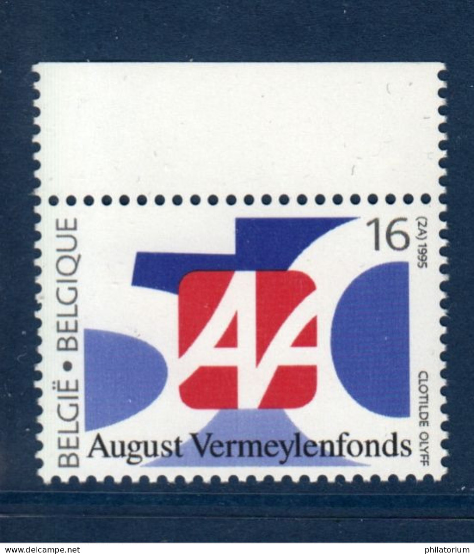 Belgique België, **, Yv 2585, Mi 2637, SG 3252, 50e Anniversaire Du Fonds August Vermeylen, - Ungebraucht