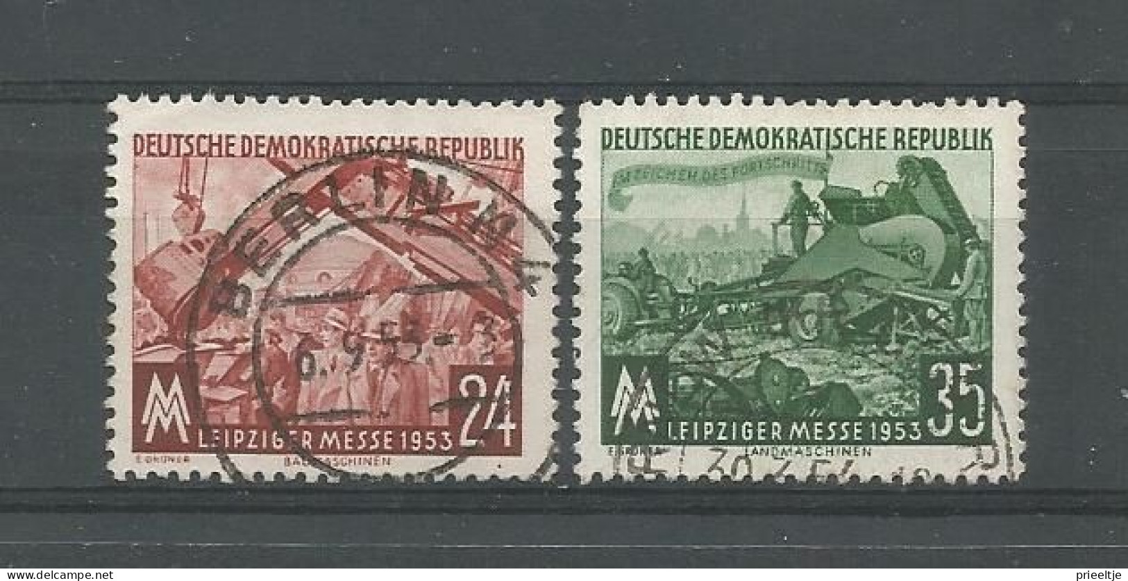 DDR 1953 Leipziger Herbstmesse Y.T. 113/114 (0) - Used Stamps