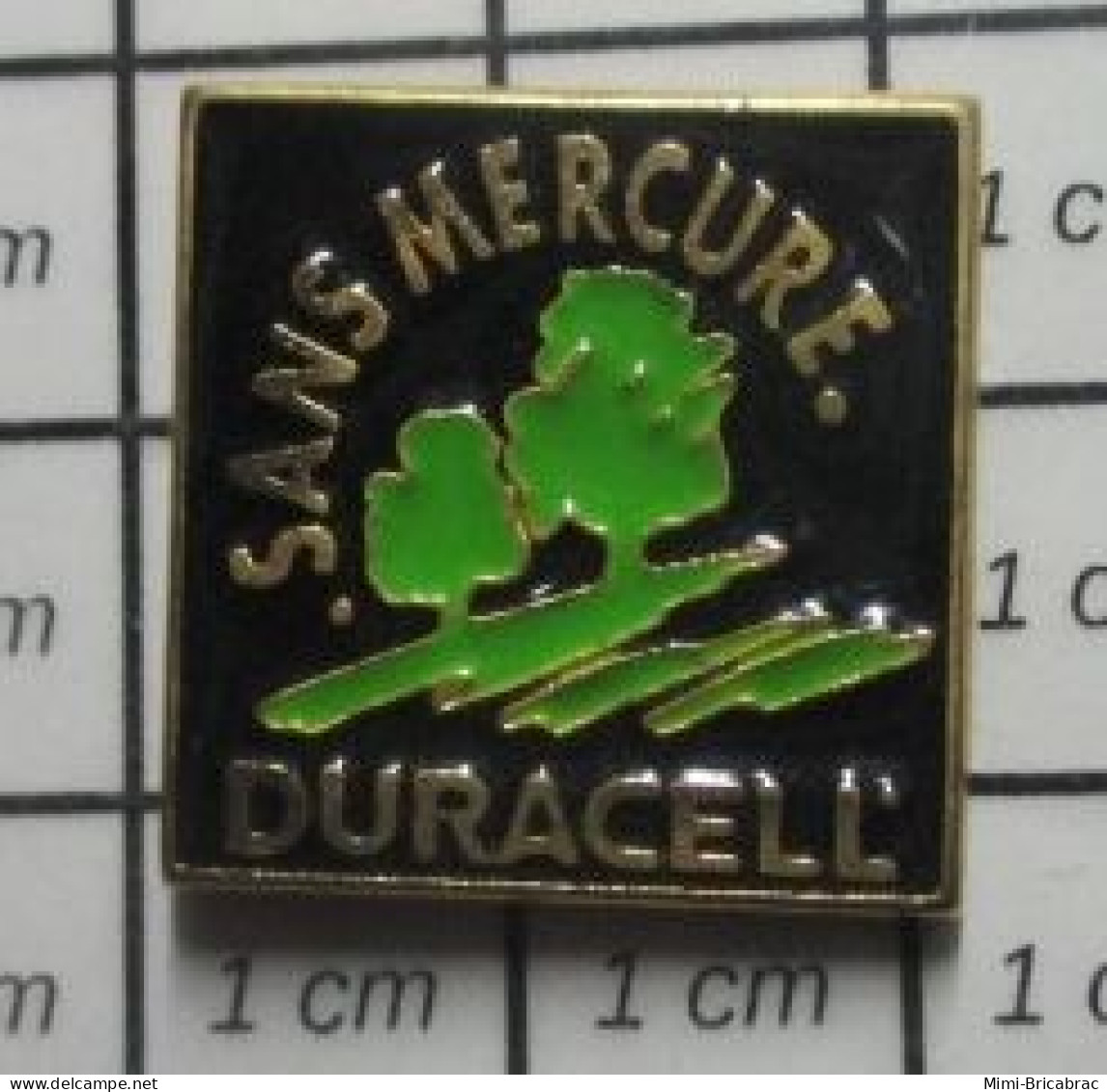 1618A Pin's Pins / Beau Et Rare / MARQUES / PILES ELECTRIQUES DURACELL SANS MERCURE - Trademarks