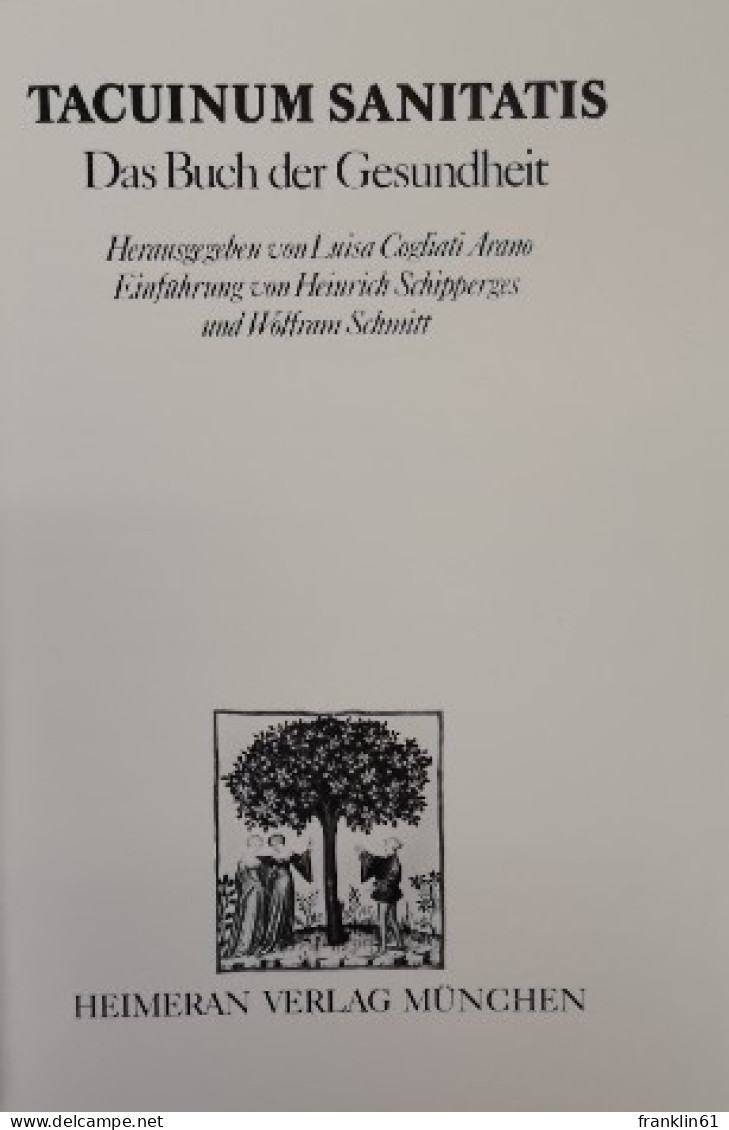 Tacuinum Sanitatis. Das Buch Der Gesundheit. - Santé & Médecine