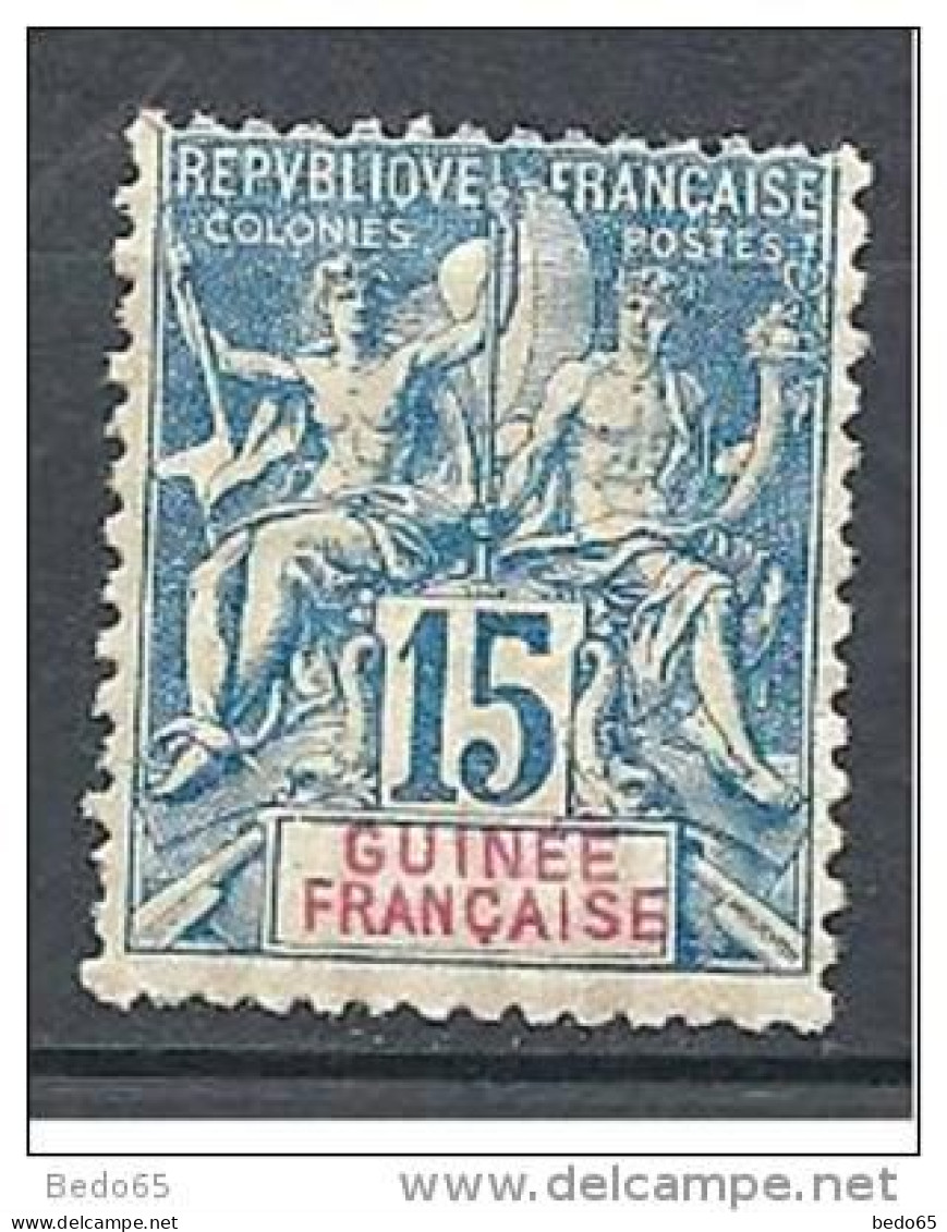 GUINEE TYPE GROUPE N° 6 NEUF* TB - Unused Stamps