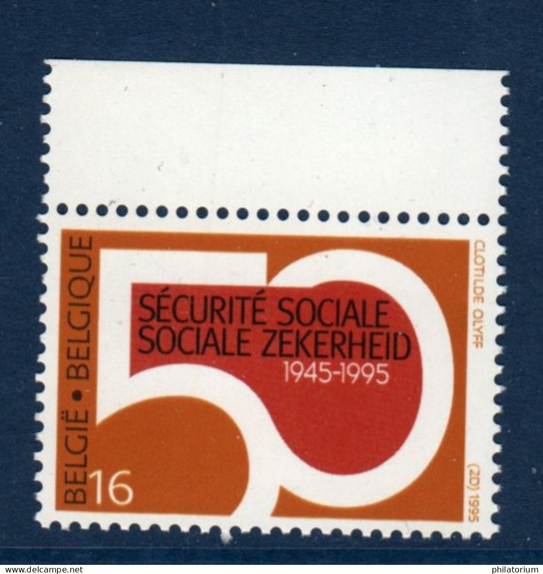 Belgique België, **, Yv 2588, Mi 2640, SG 3255, Sécurité Sociale, - Ongebruikt