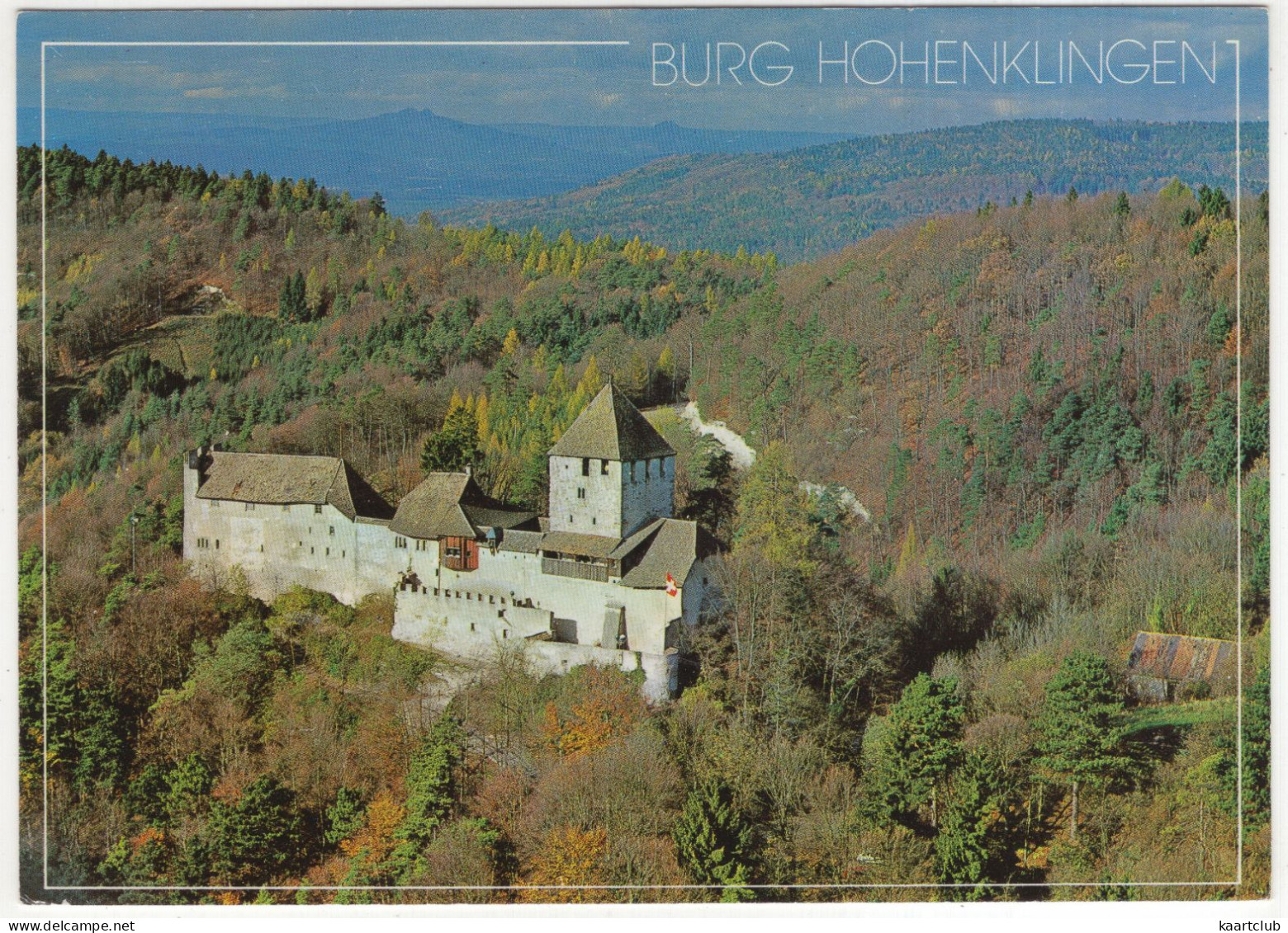 Flugaufnahme Burg Hohenklingen Bei Stein Am Rhein - (Schweiz-Suisse-Switzerland) - Stein