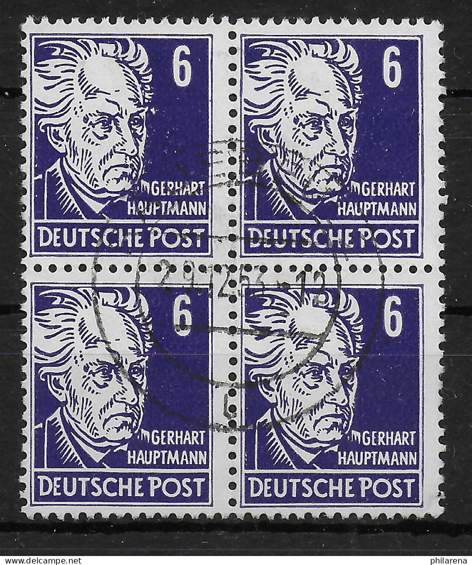 SBZ: MiNr. 328, Gestempelt Viererblock, 1953 - Gebraucht