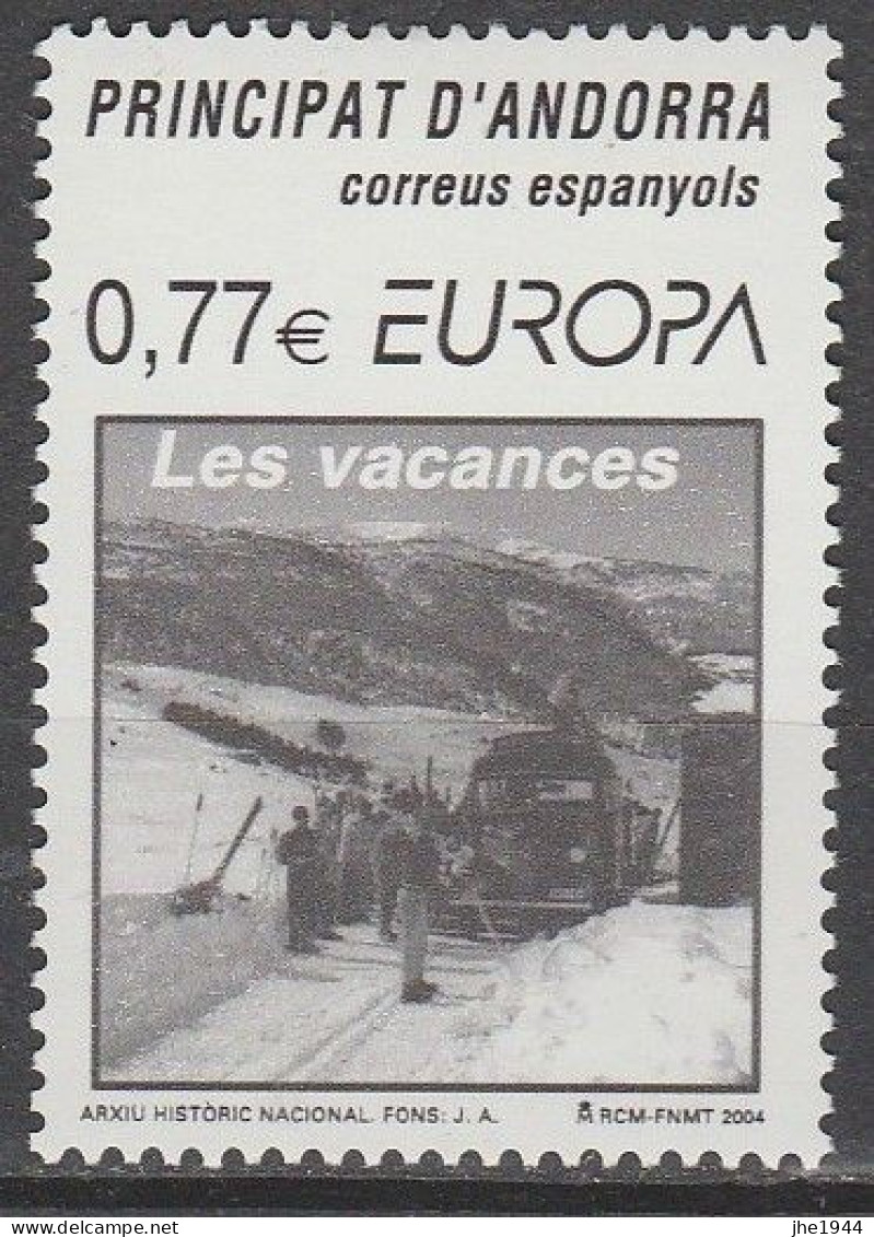 Andorre Espagnol Europa 2004 N° 302 ** Vacances - 2004