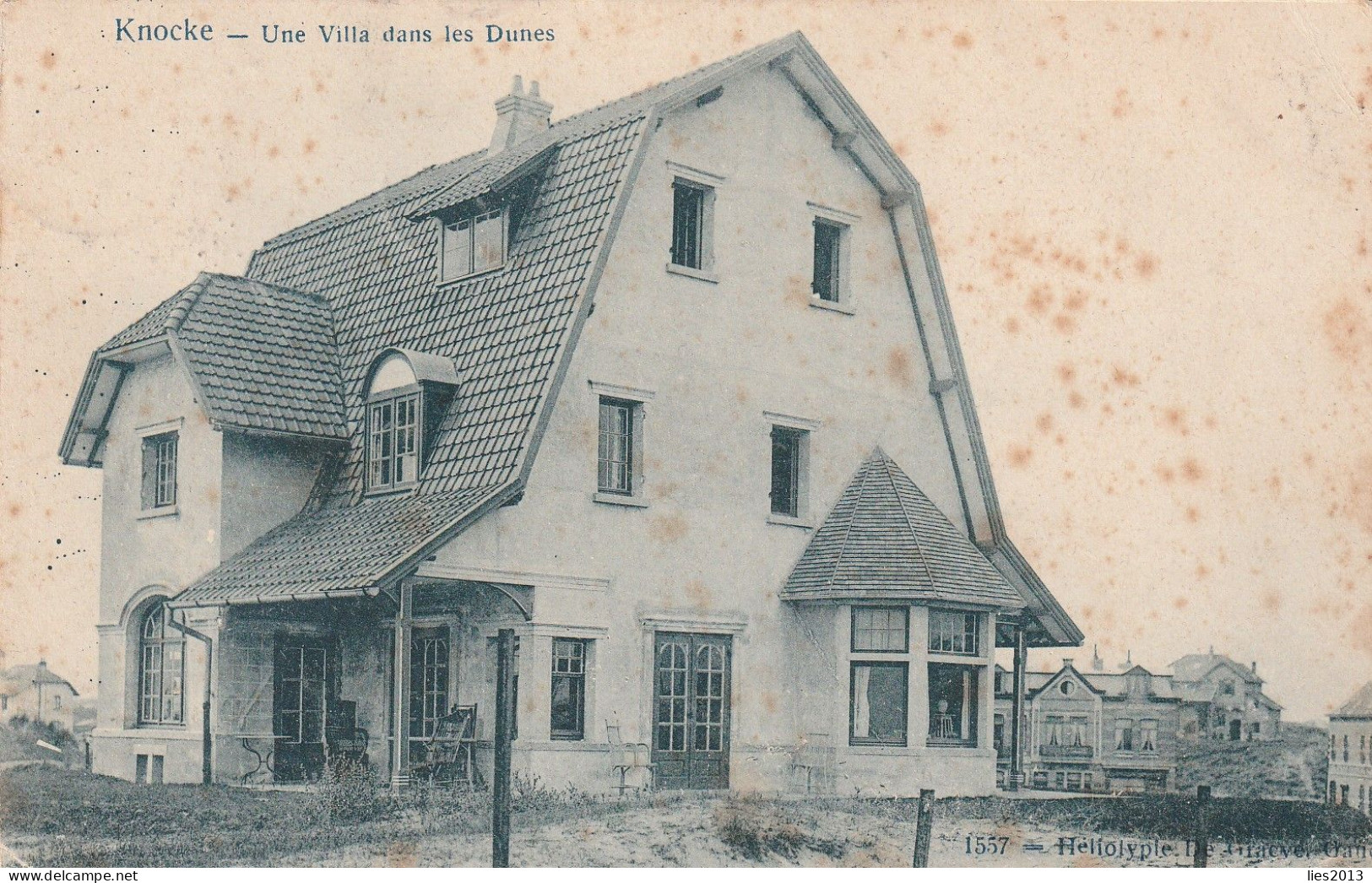 Knokke, Knocke,Une Villa Dans Les Dunes, 2 Scans - Knokke