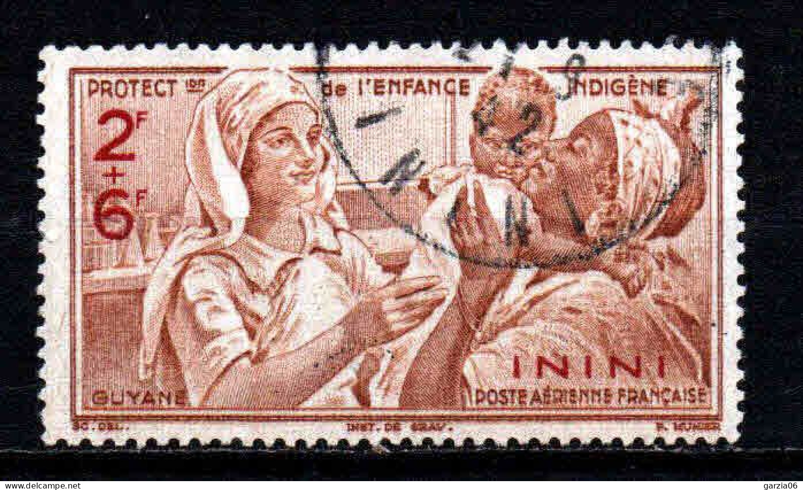 Inini  - 1942  -  Œuvres De L' Enfance  - PA 2 - Oblit - Used - Used Stamps