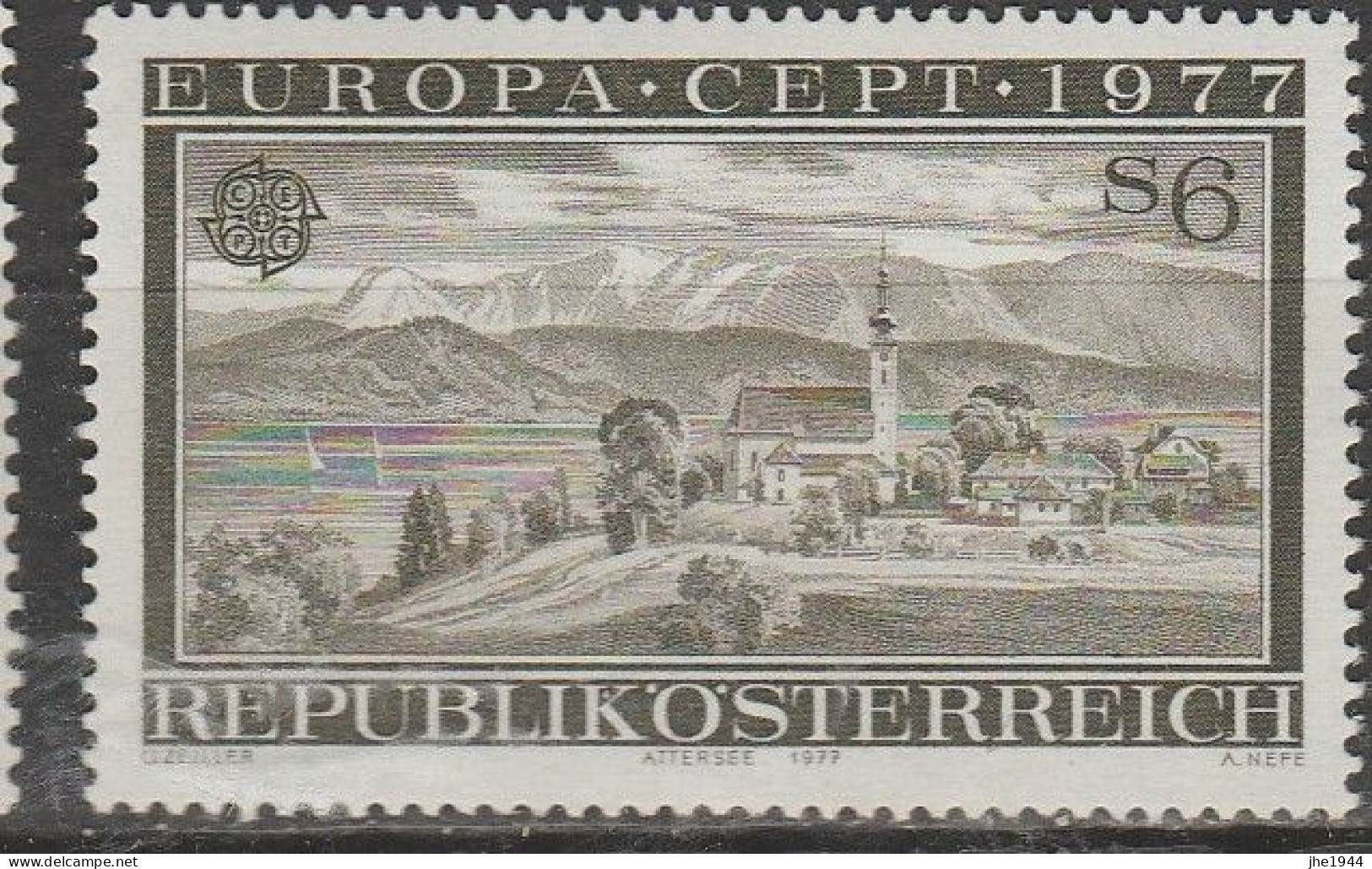 Autriche Europa 1977 N° 1383 ** Paysages - 1977