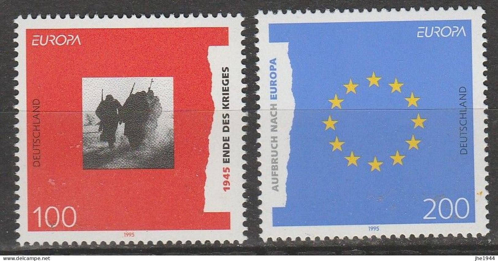 Allemagne Europa 1995 N° 1622/ 1623 ** Paix Et Liberté - 1995