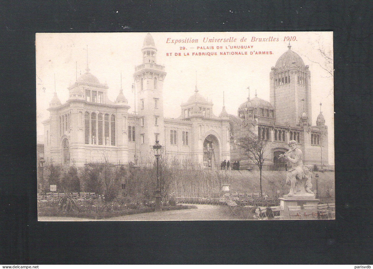 BRUSSEL - EXPOSITION DE BRUXELLES 1910 - PALAIS DE L'URUGUAY ET DE LA FABRIQUE NATIONALE D'ARMES - 1910 (12.315) - Exposiciones Universales