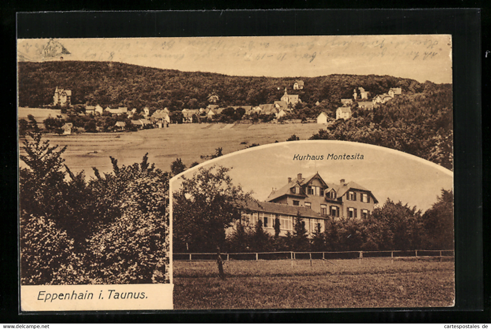 AK Eppenhain I. Taunus, Kurhaus Montesita, Panorama  - Taunus