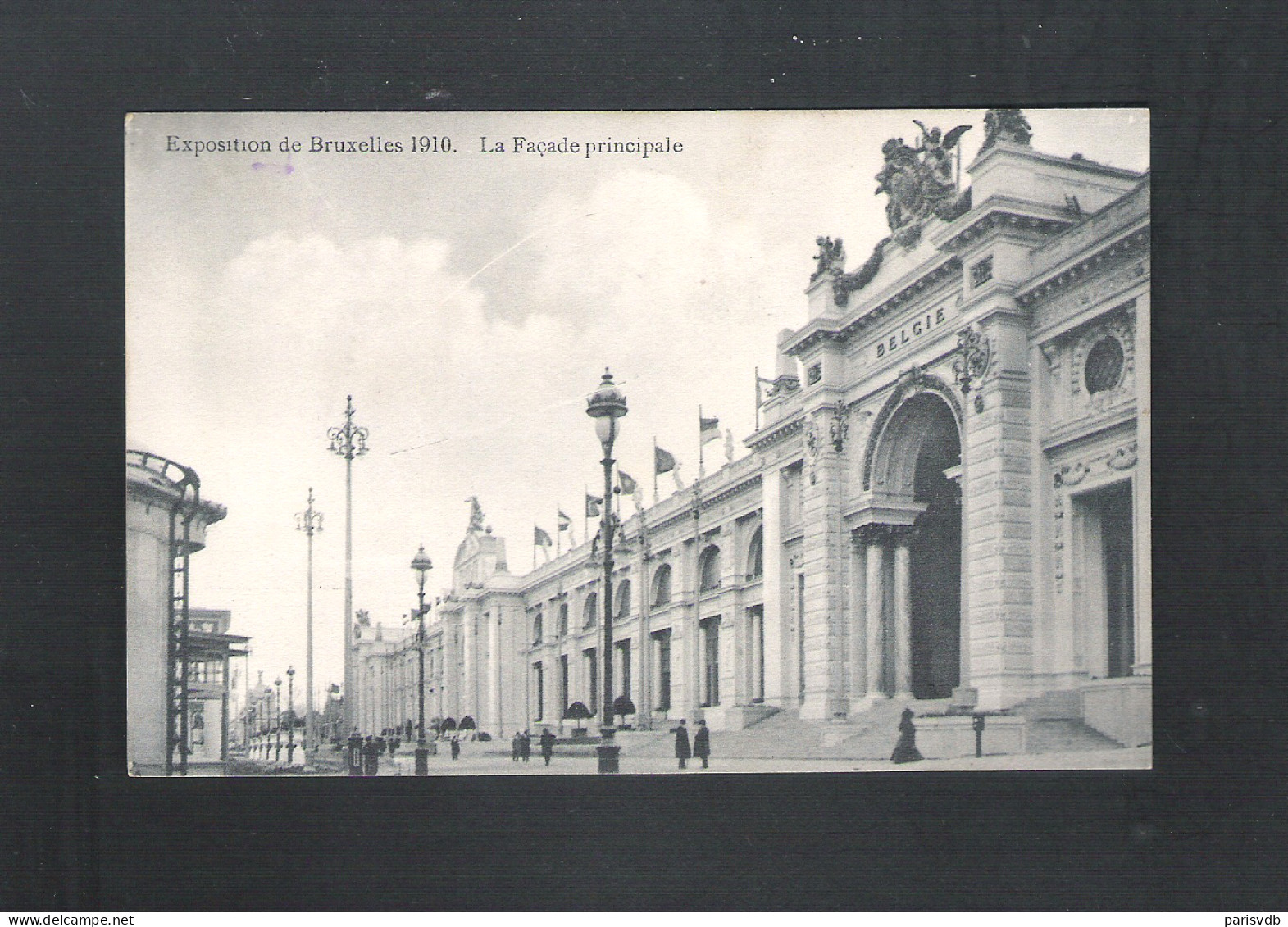 BRUSSEL - EXPOSITION DE BRUXELLES 1910 -  LA FACADE PRINCIPALE  (12.317) - Exposiciones Universales