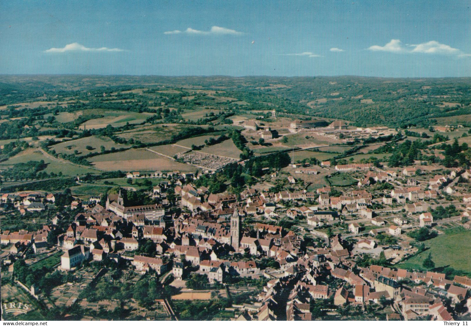 Cpsm 23 Felletin Vue Générale Aérienne - Felletin