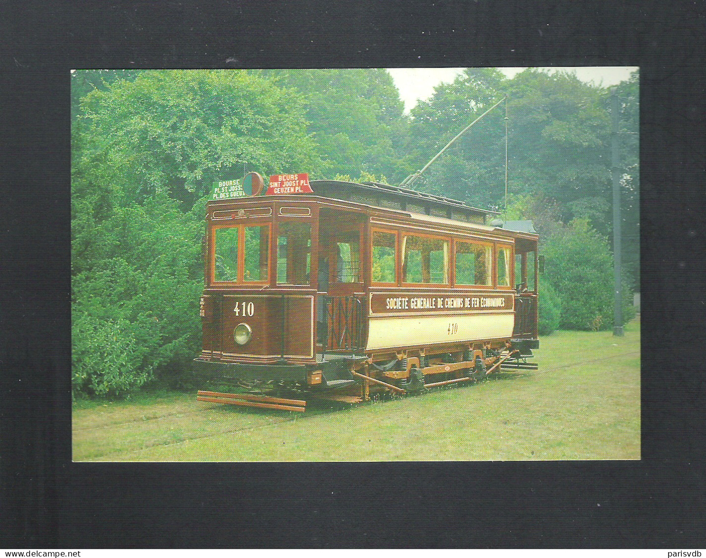 TRAM - GESLOTEN MOTORWAGEN 410,  GENAAMD "CHOCOLADETRAM"  (12.330 ) - Tram