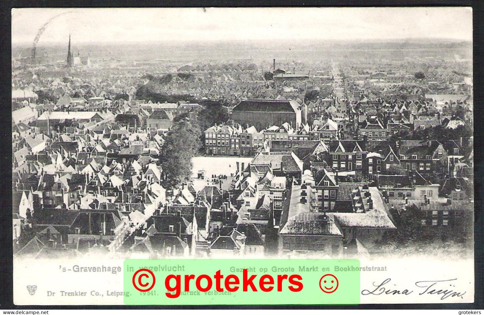 ‘s-GRAVENHAGE Groote Markt En Boekhorststraat 1902 - Den Haag ('s-Gravenhage)