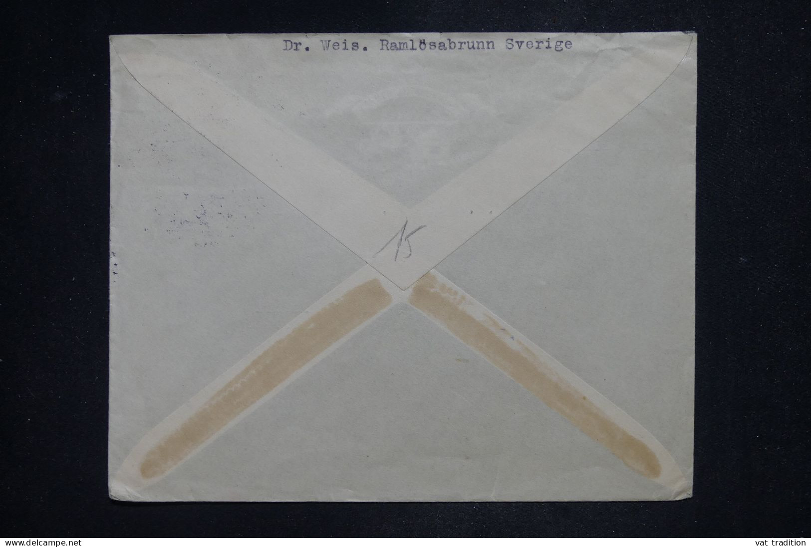 SUEDE - Lettre Pour La Suisse - 1938 - A 2837 - 1930- ... Rouleaux II