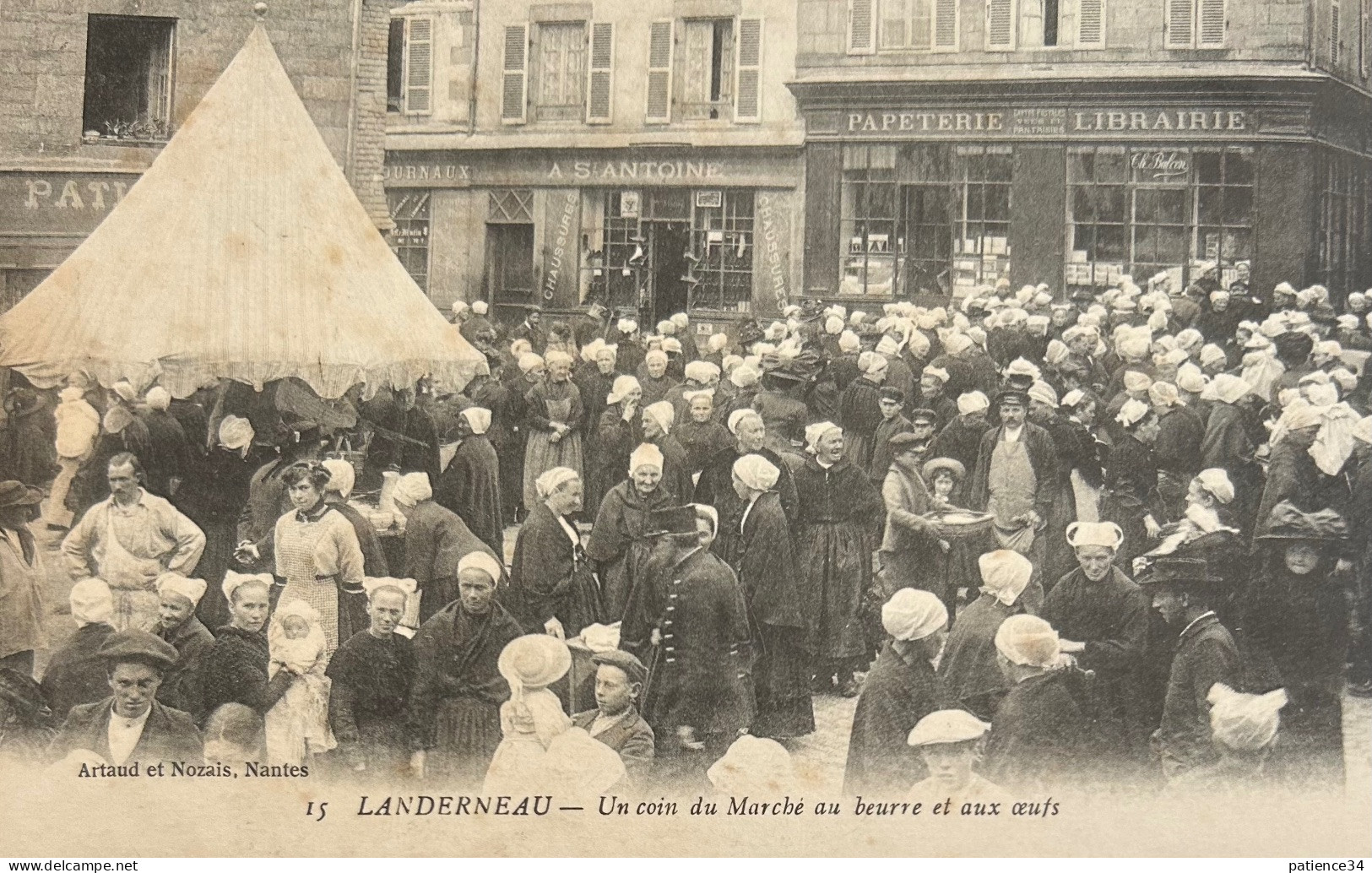 29 - Landerneau - Un Coin Du Marché Au Beurre Et Aux œufs - Landerneau