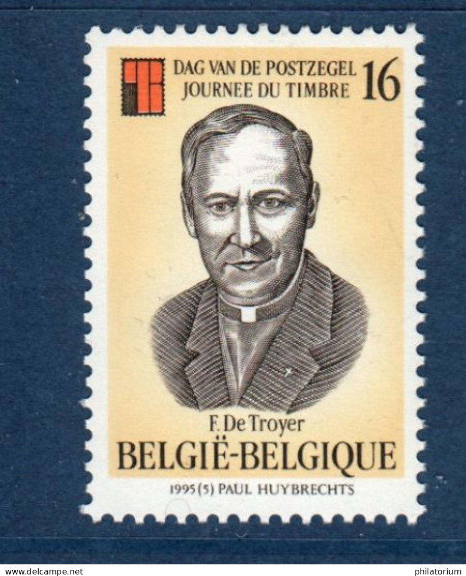 Belgique België, **, Yv 2596, Mi 2648, SG 3263, François De Troyer, Homme De Presse Et De Lettres, - Nuevos