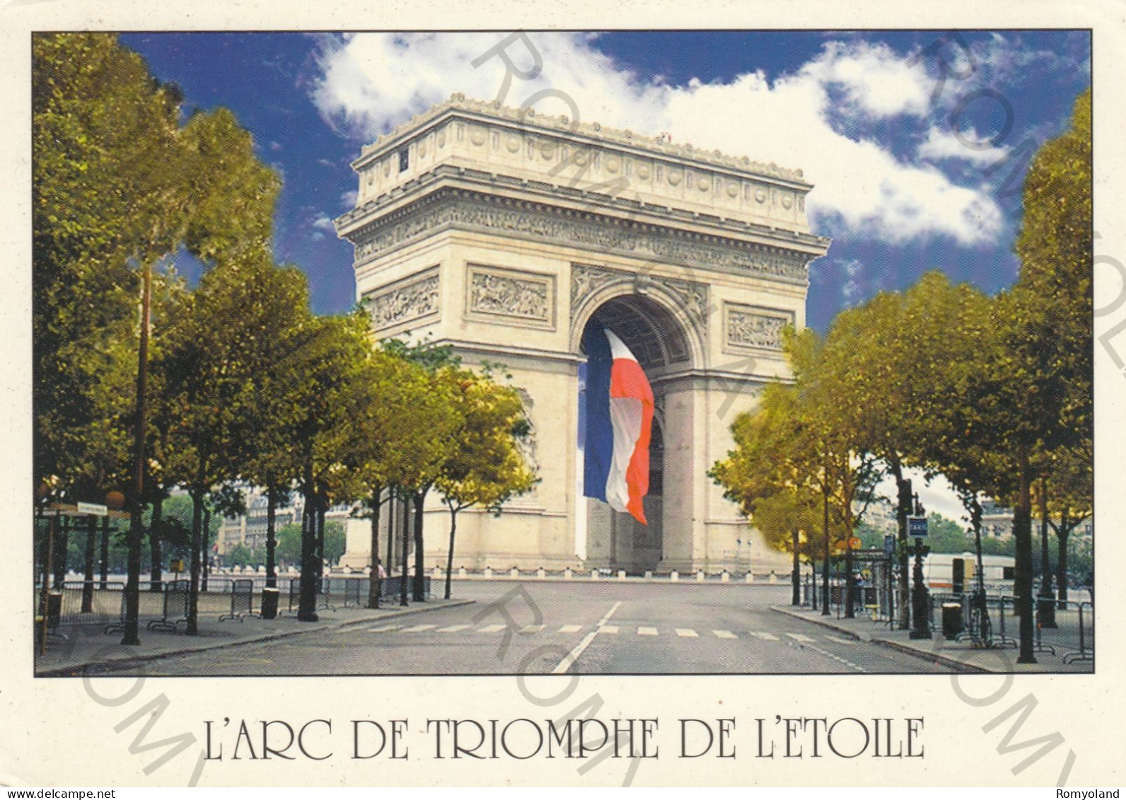 CARTOLINA  C8 PARIS,FRANCIA-L'ARC DE TRIOMPHE DE L'ETOILE-VIAGGIATA 1988 - Arc De Triomphe