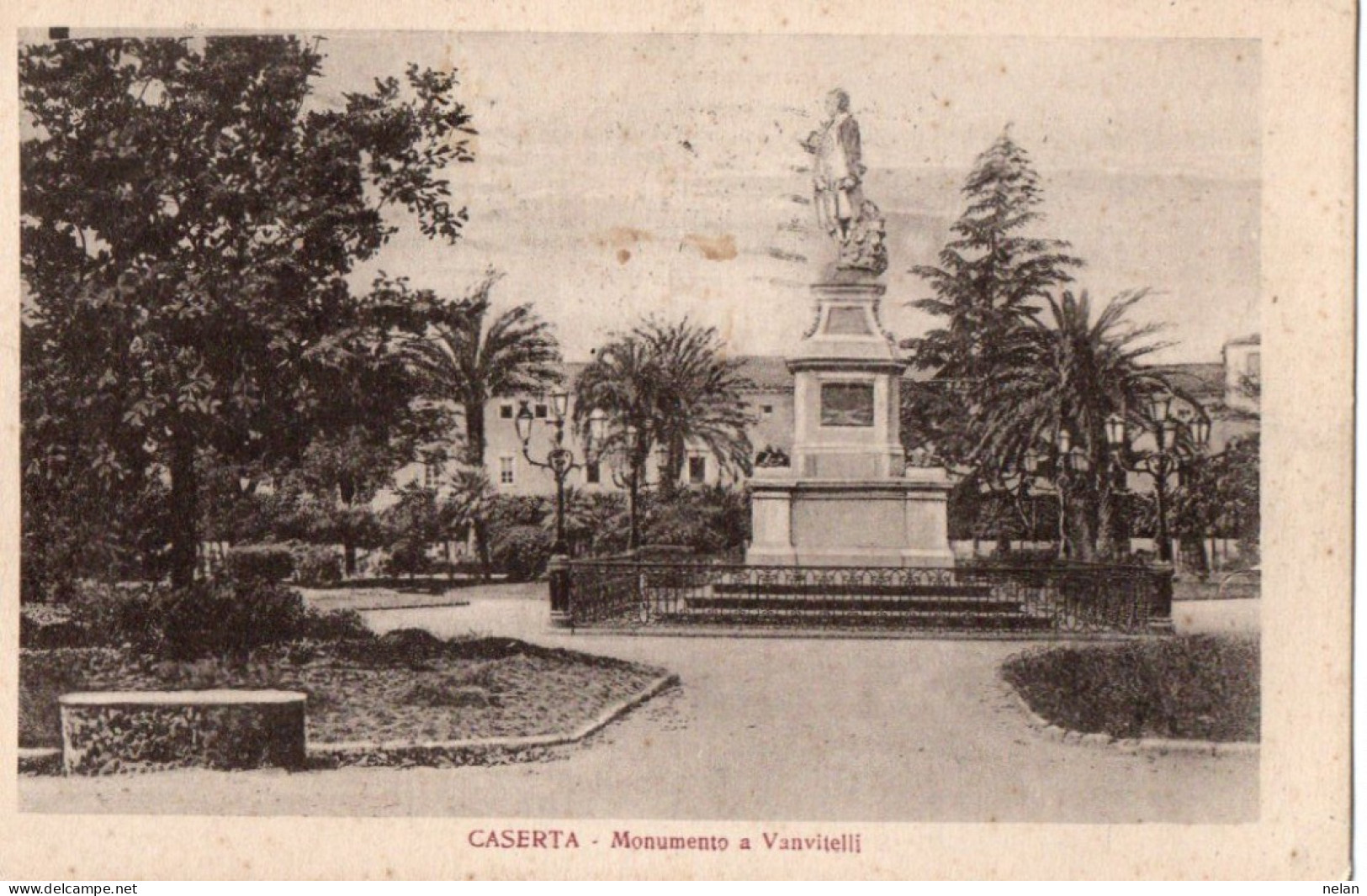 CASERTA - MONUMENTO A VANVITELLI - F.P. - Caserta