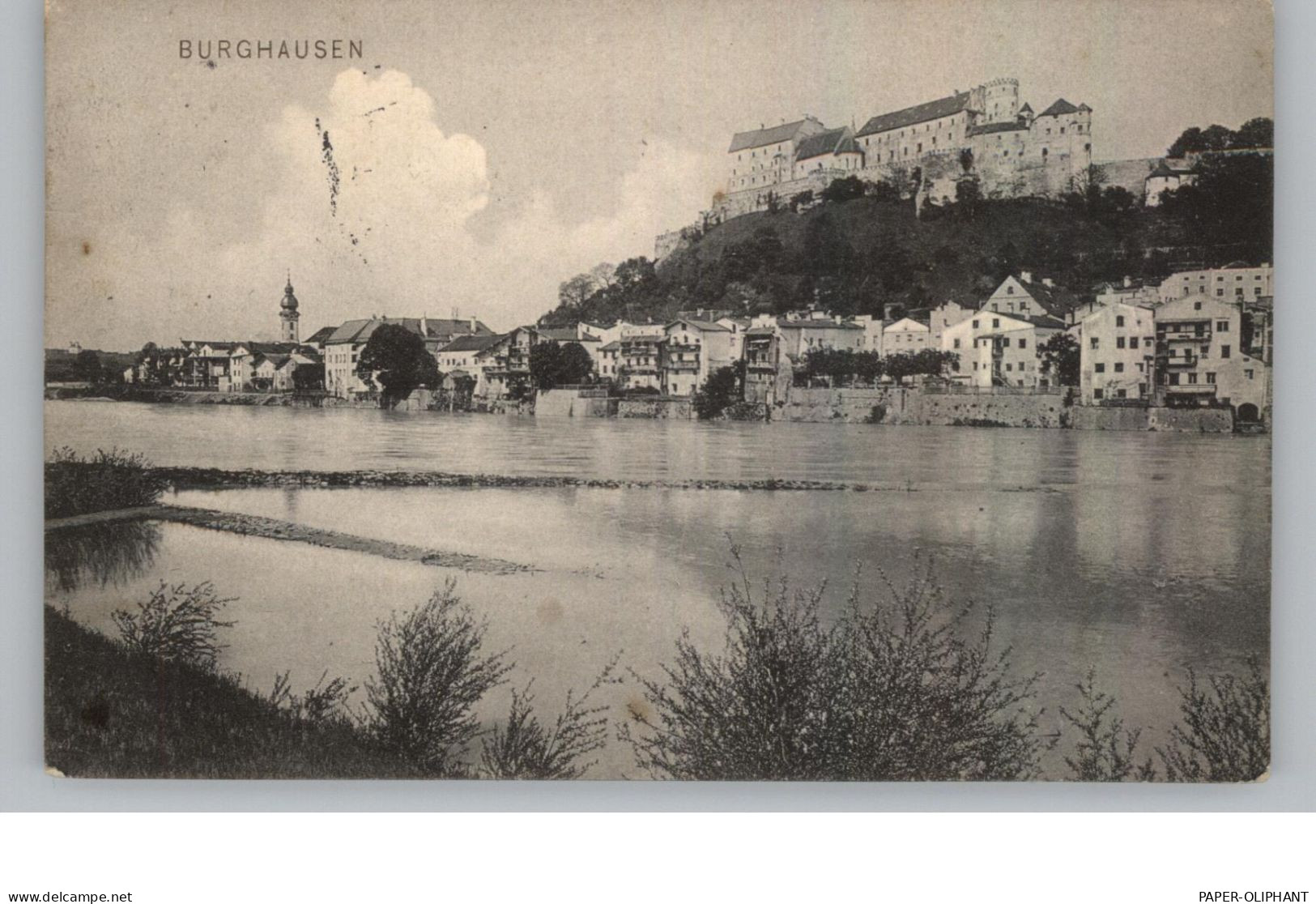 8263 BURGHAUSEN, Blick über Die Salzach, 1906 - Burghausen