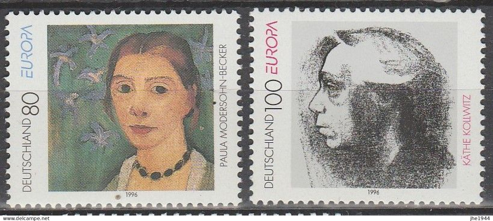 Allemagne Europa 1996 N° 1686/ 1687 ** Femmes Celebres - 1996