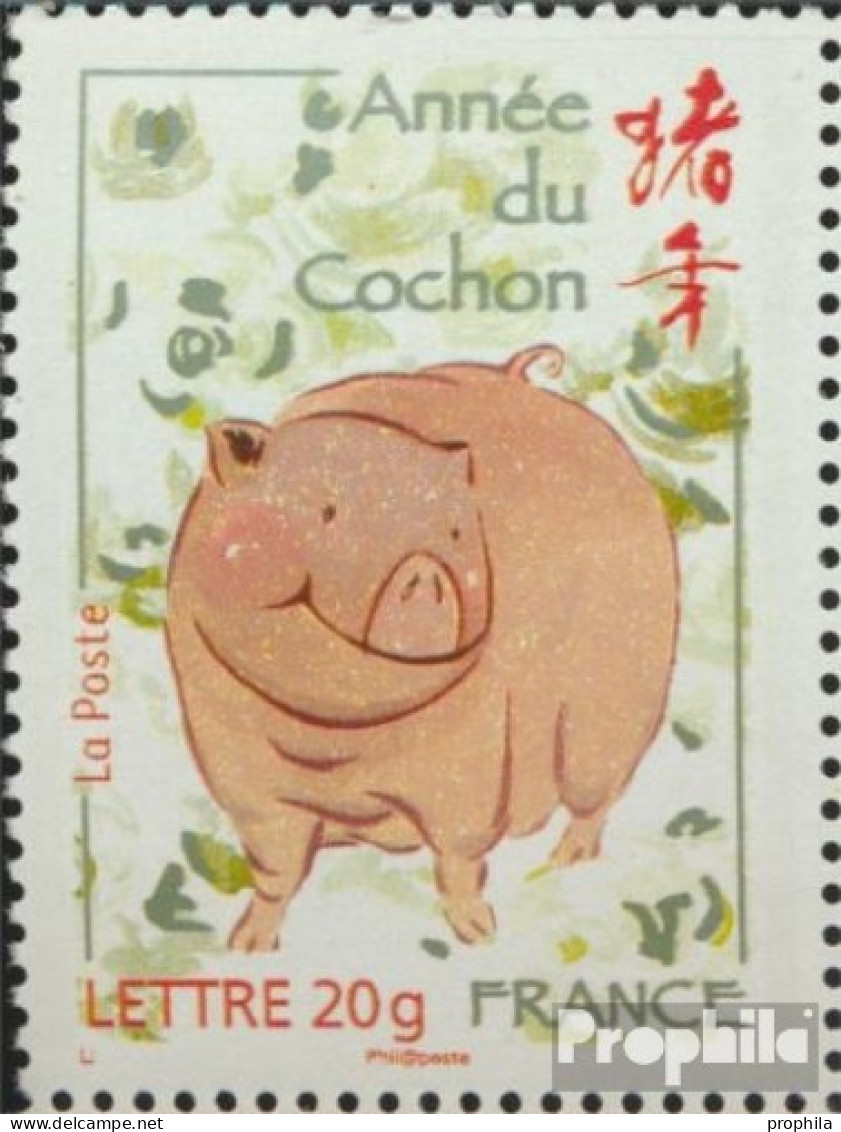 Frankreich 4210I (kompl.Ausg.) Postfrisch 2007 Chinesisches Neujahr: Jahr Des Schw - Ungebraucht