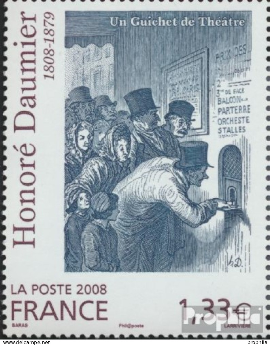 Frankreich 4544 (kompl.Ausg.) Postfrisch 2008 Honore Daumier - Ungebraucht