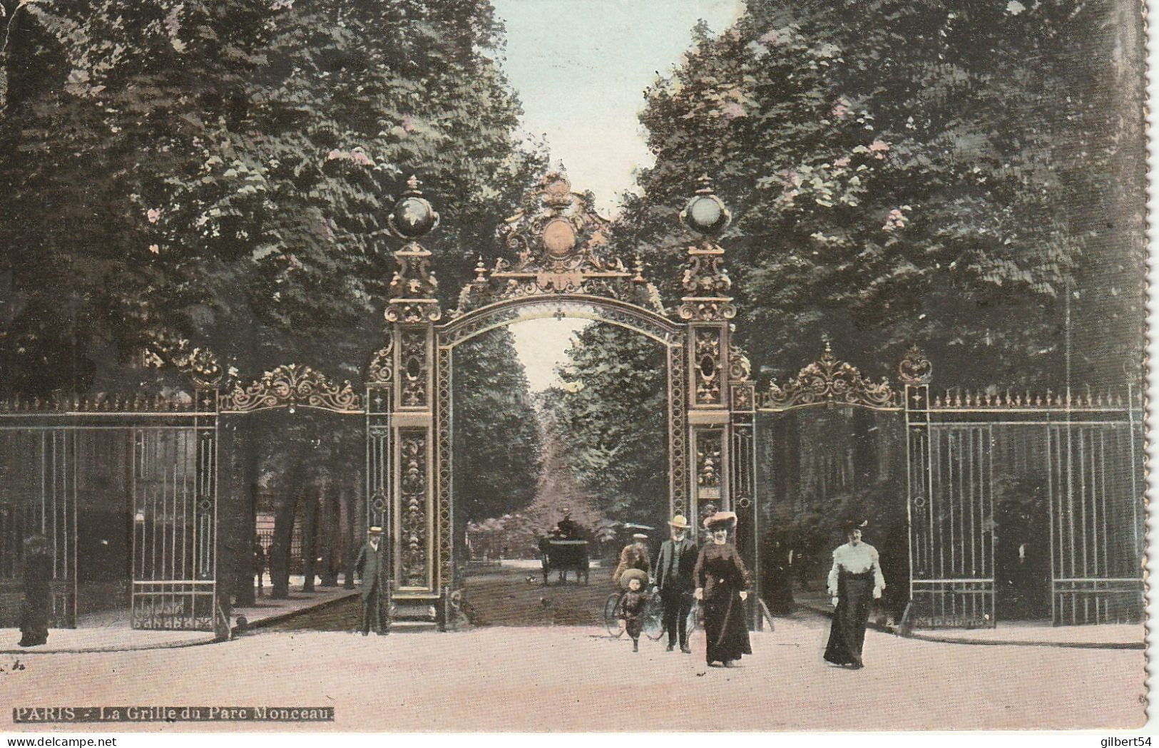 PARIS -75- La Grille Du Parc Monceau. - Parques, Jardines