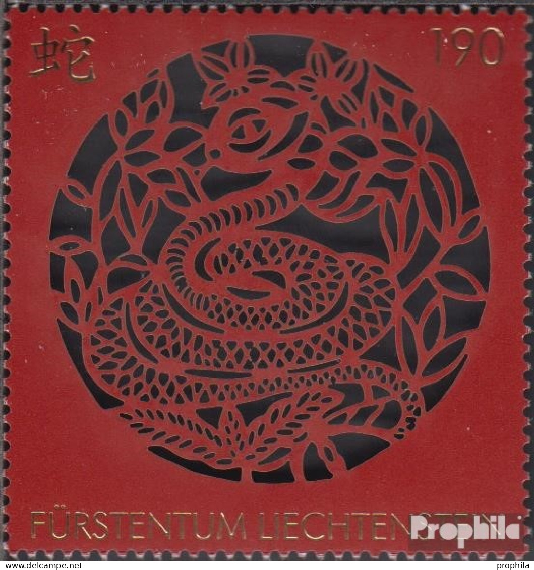 Liechtenstein 1660 (kompl.Ausg.) Postfrisch 2012 Neujahr - Schlange - Ungebraucht