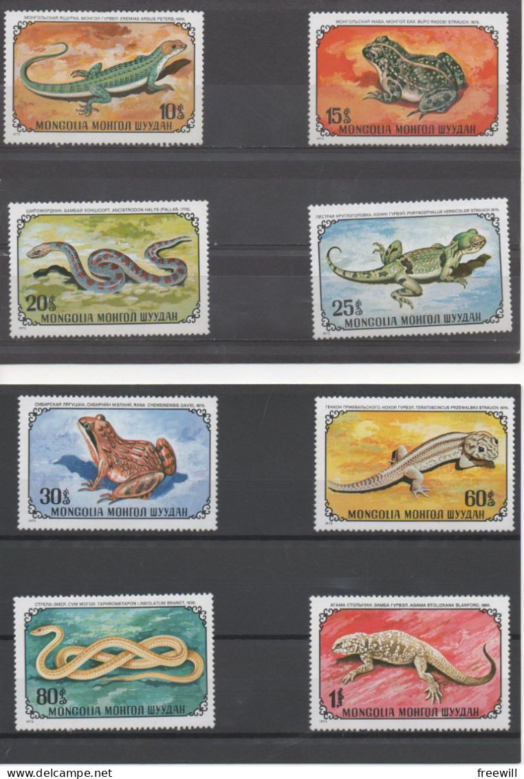 Mongolie Reptiles 1972 XXX - Mongolia