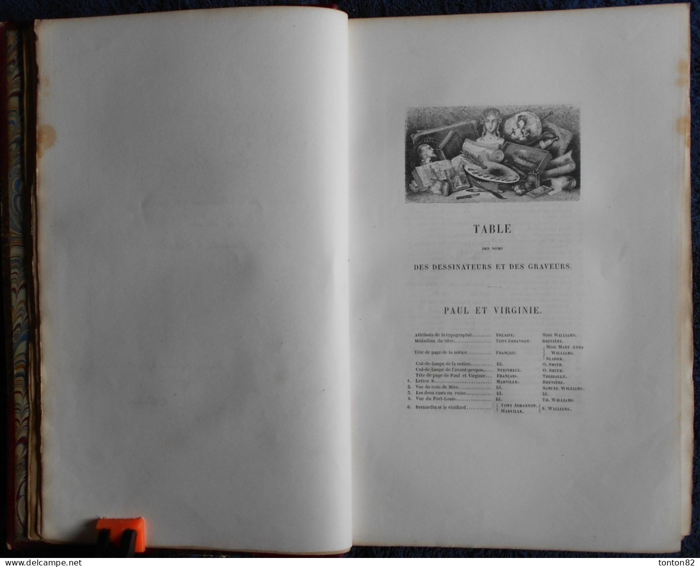 J.H. Bernardin De Saint-Pierre - Paul Et Virginie - Et : La Chaumière Indienne - L. Curmer, éditeur - ( 1838 ) . - 1801-1900