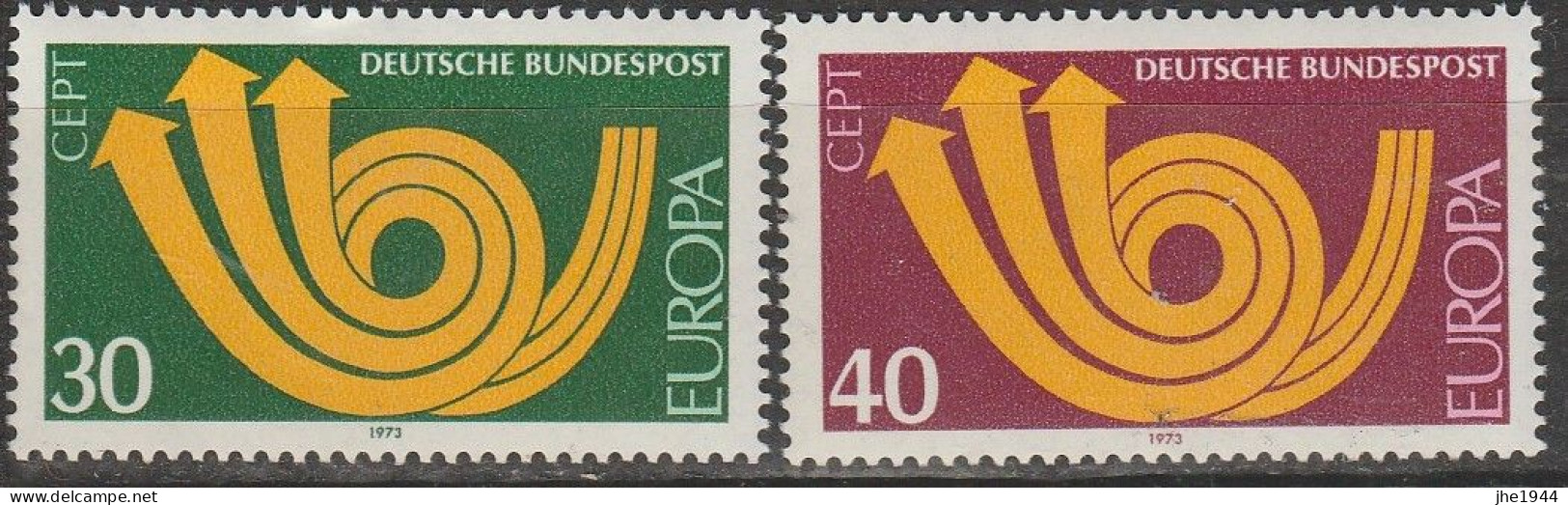 Allemagne Europa 1973 N° 618/ 619 ** - 1973