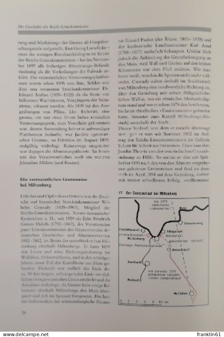 Der römische Limes in Deutschland.