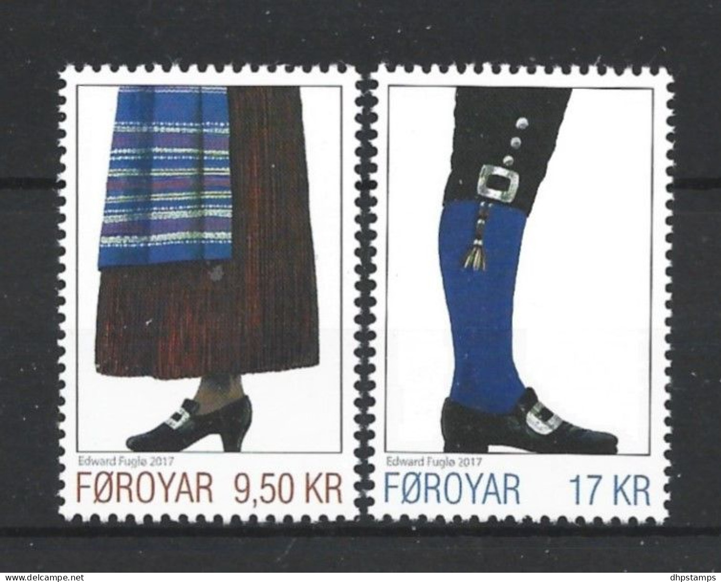 Faroer 2017 Traditional  Costumes  Y.T.  901/902 ** - Islas Faeroes