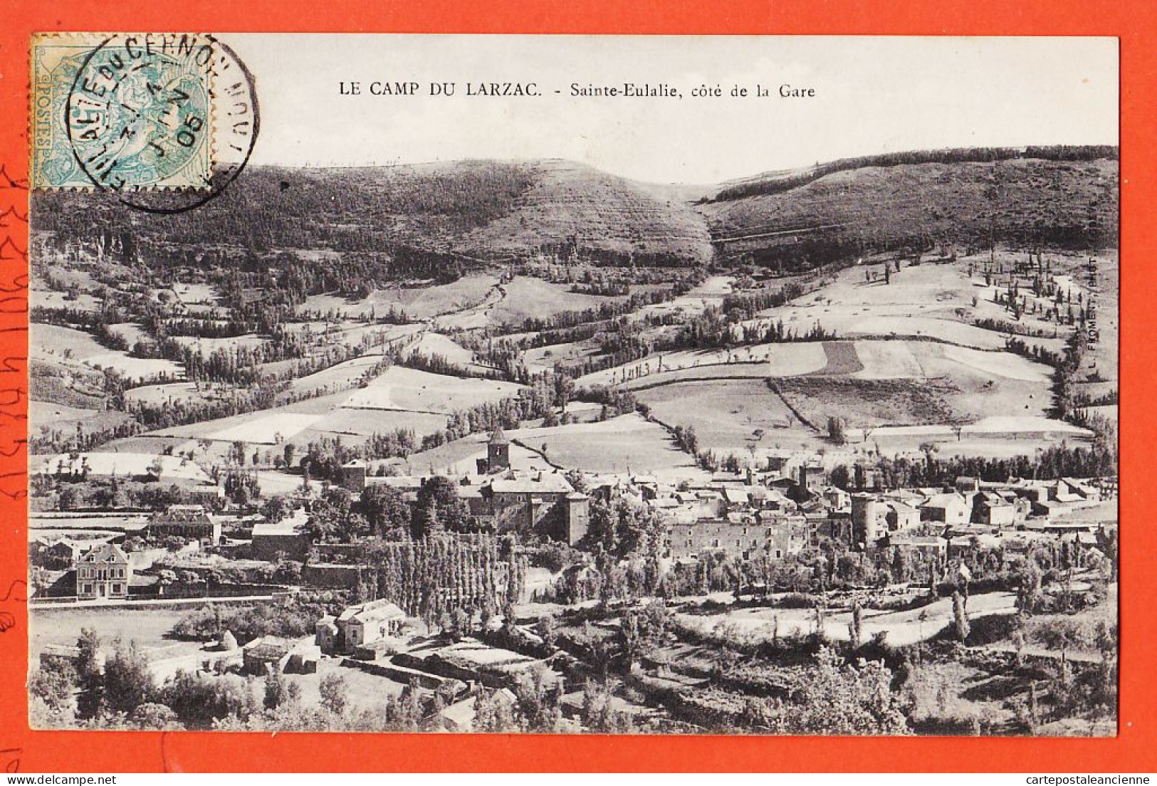 24734 / ♥️ Rare SAINTE-EULALIE Ste Camp LARZAC 12-Aveyron ◉ Côté De La GARE 1905 à CASTEX Fontpedrouse ◉ Photo FROMENT - La Cavalerie