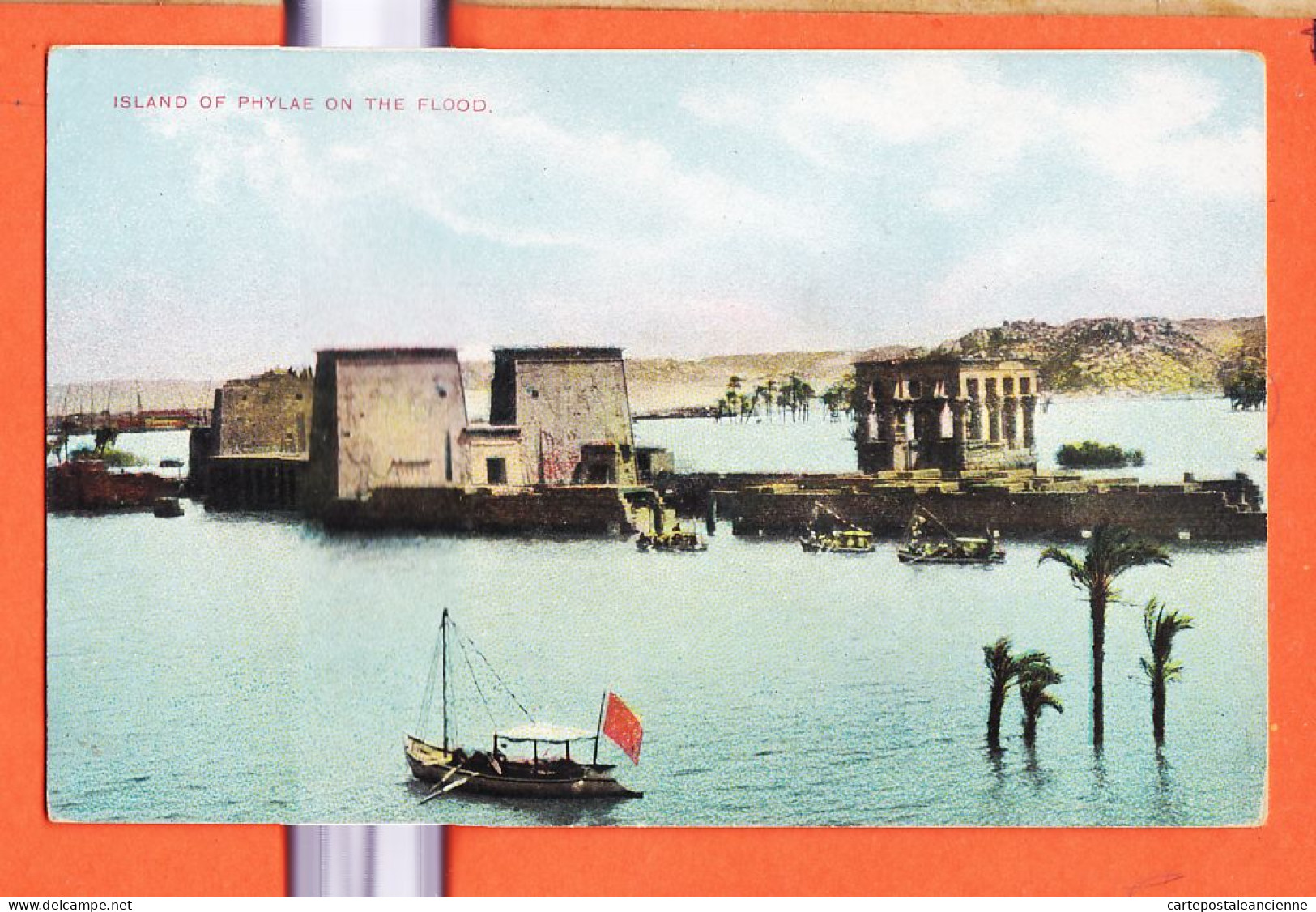 24671 / ⭐ Inondations NIL Island PHYLAE On The Flood ◉ Lichtenstern-Harari 238 ◉ ASSOUAN île Inondée Egypte 1905s Egypt - Aswan