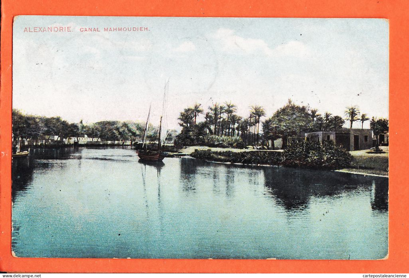 24668 / ⭐ Lichtenstern & Harari 235 ◉ ALEXANDRIE Canal MAHMOUDIEH 1907 à FRANC Autun - Alexandria