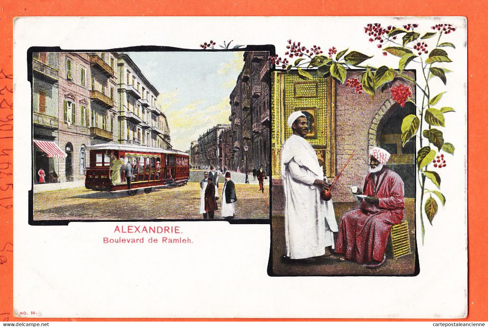 24676 / ⭐ ALEXANDRIE Egypte ◉ Boulevard De RAMLEH Bi-vues Alexandria Egypt 1900s ◉ Edition ? N° 56 - Alexandrie