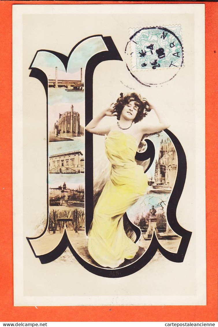 24699 / ♥️ Rare ◉ ALBI 81-Tarn ◉ Série Des 4 Lettres Multivues Correspondance 23-24-25-26 Avril 1906 à CASTEX Longages  - Albi