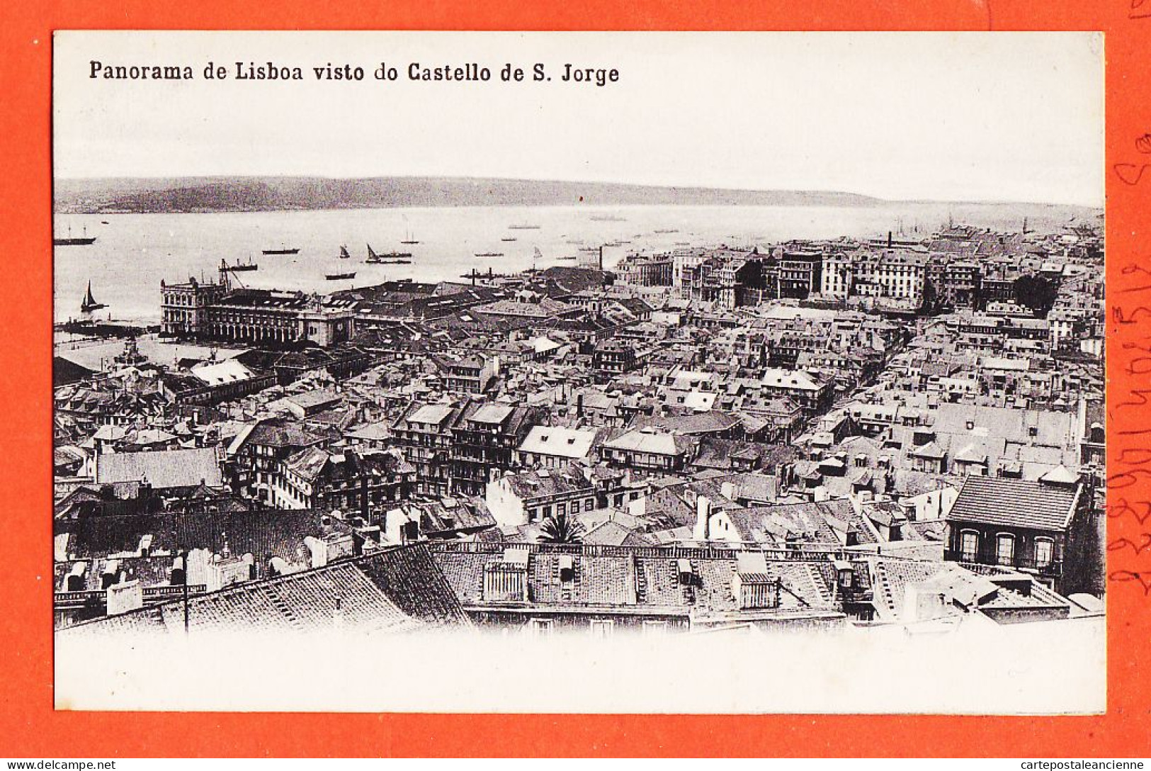 24600 / ♥️ LISBOA Portugal ◉ Panorama Visto Do Castello S. JORGE ◉ LISBONNE Vue Chateau 1900s◉ Edicao COSTA R. Ouro 1197 - Lisboa