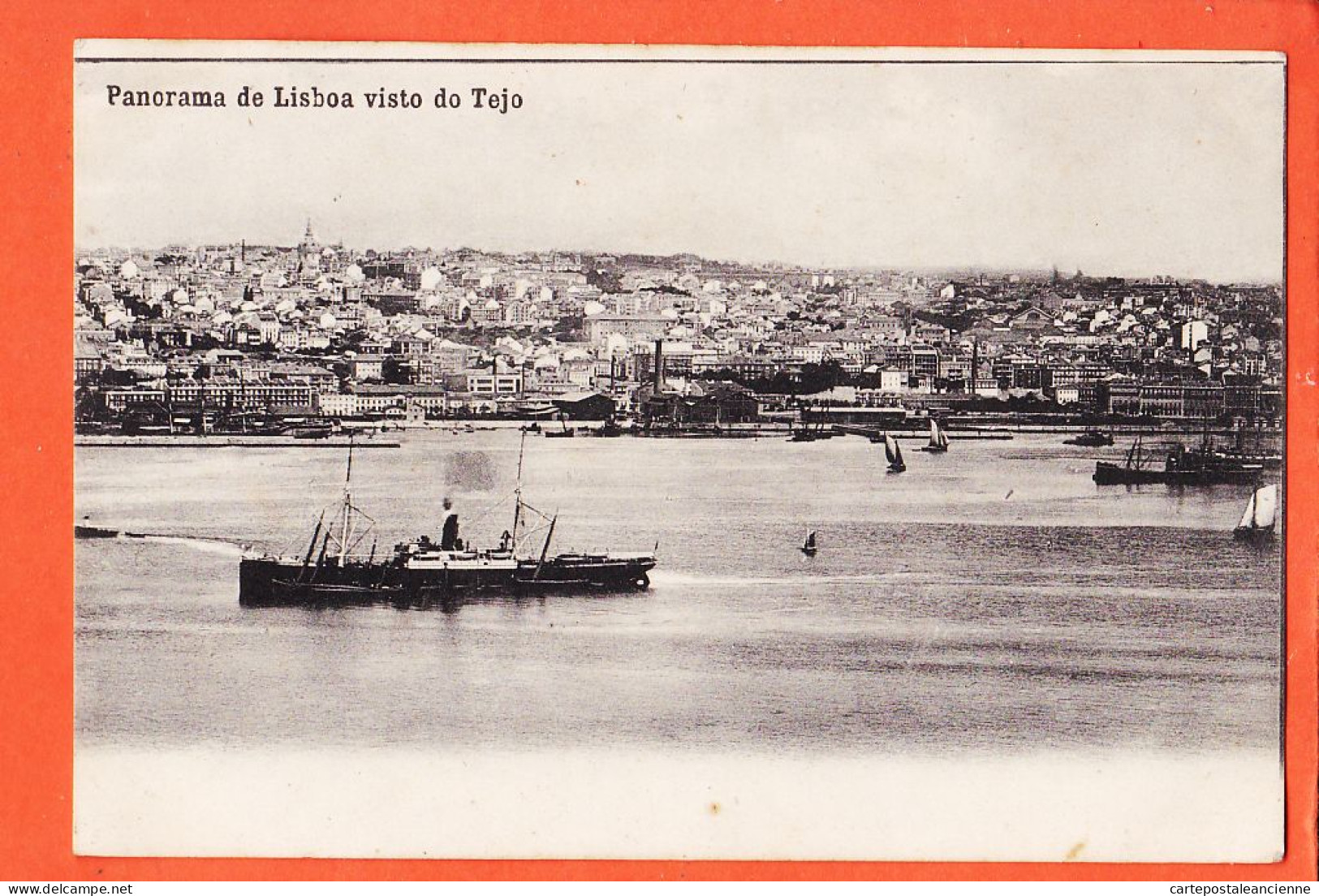 24591 / ⭐ LISBOA Portugal ◉ Panorama Visto Do TEJO ◉ LISBONNE Vue Du TAGE  1910s ◉ N° 588 Edicao COSTA R Do Ouro 295  - Lisboa